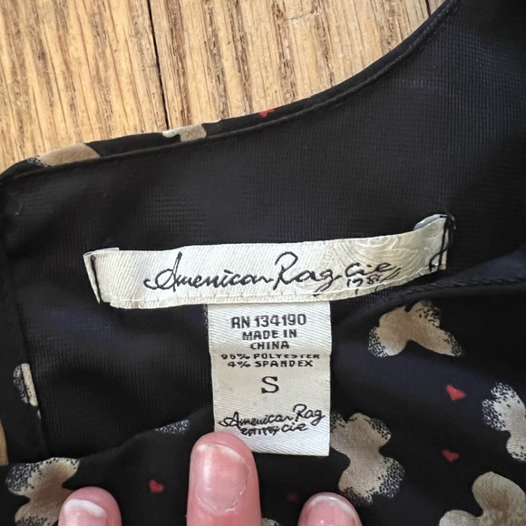 American Rag Butterfly Patterned Dress Size Small - Picture 3 of 6